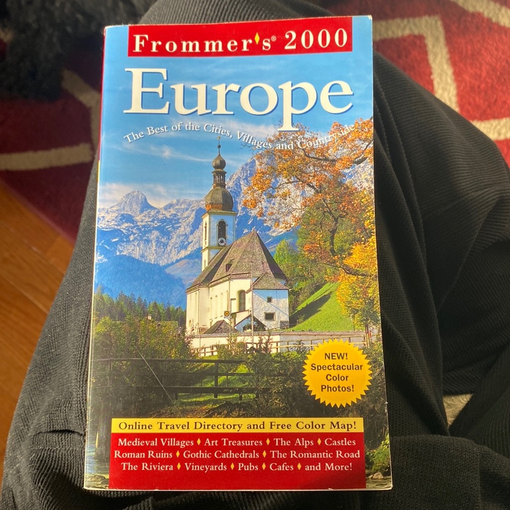Frommer's 2000 Europe Travel book